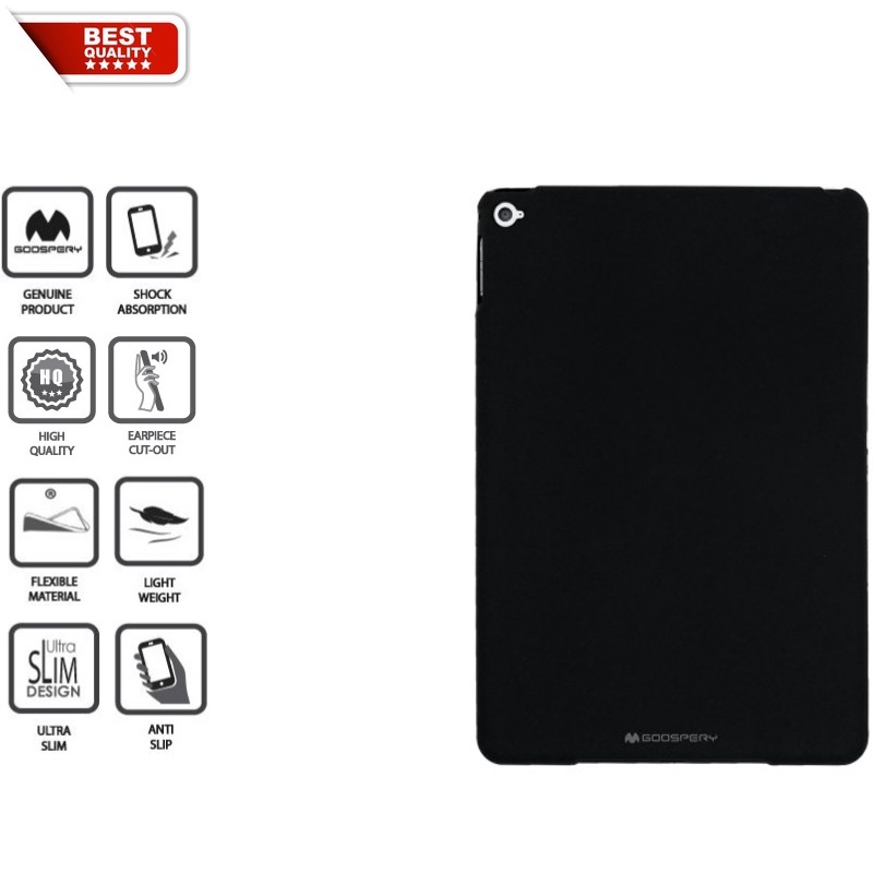 Silikoninis juodas dėklas Goospery (IPAD MINI 4) Silikoninis juodas dėklas Goospery (IPAD MINI 4)